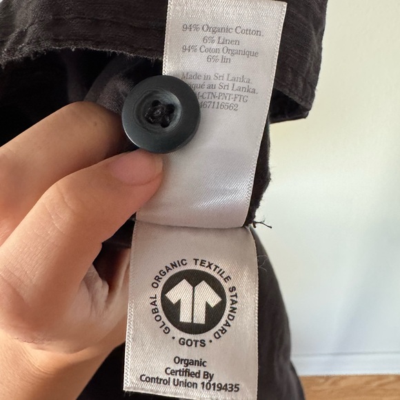 Everlane The Fatigue Barrel Pant / Organic Cotton Linen - Size 4 - Picture 6 of 8